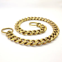 Load image into Gallery viewer, 19mm Gold Check Chain