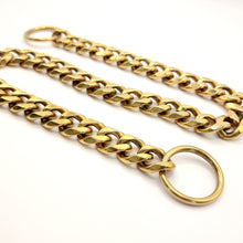Load image into Gallery viewer, 19mm Gold Check Chain
