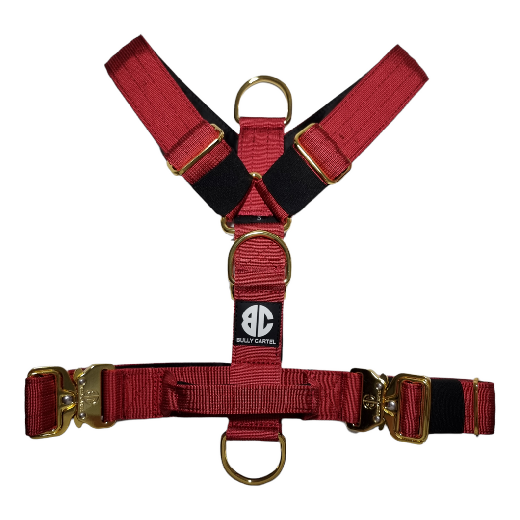 Luxury Harness - Royal Red